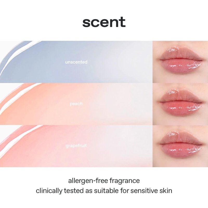glow peach peptide repair lip balm #palepink, peptide‑infused nourishing lip balm, cruelty‑free and artificial fragrance‑free, moisturizes and smooths dry lips, unscented, 0.3 oz