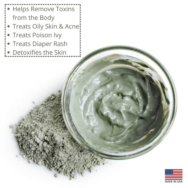 SMART SOLUTIONS Calcium Bentonite Clay, 5 lb Pure Indian Healing Clay - All Natural for External Use | DIY Facial Treatments, Deodorants, Hair Masks