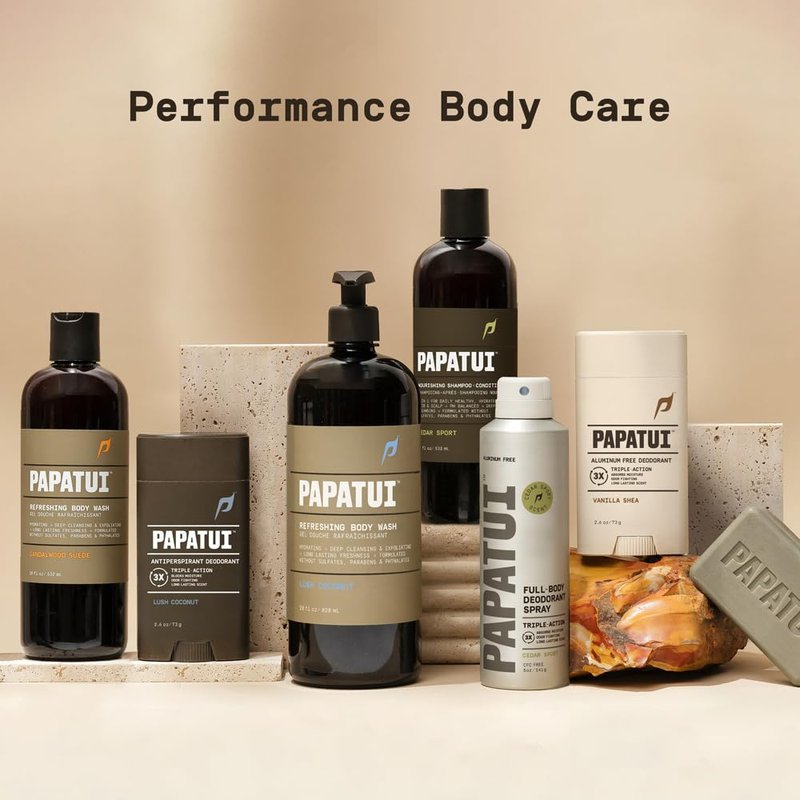 PAPATUI by Dwayne Johnson Nourishing Shampoo + Conditioner 2in1 for Men | Clean Hair & Scalp | Sulfate-Free | Lush Coconut | 18 oz