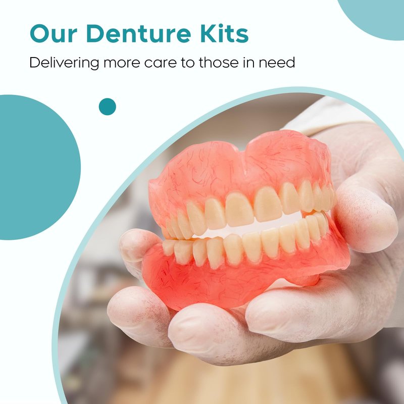 Do It Yourself Dentures Fake -Teeth Top and Bottom Temporary Teeth-DIY Denture Kit-Temporary Denture Kit for Women and Men-Tooth Replacement Kit-Create Your Perfect Smile at Home-20260108