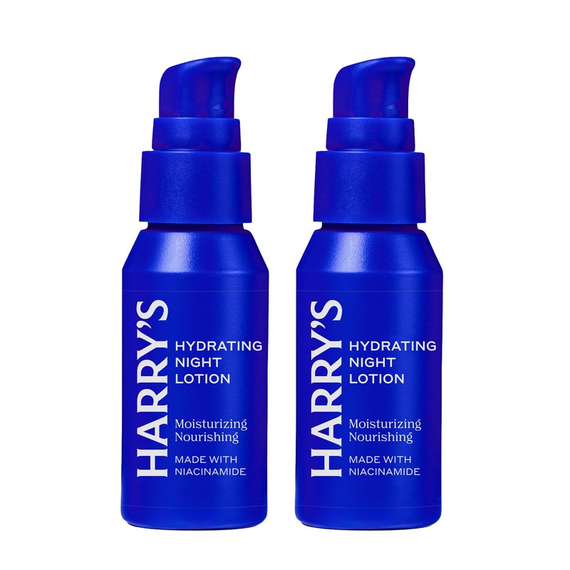 Harry's Hydrating Night Lotion, Night Moisturizer for Face, Lightweight 1.7 Fl Oz, 2 Pack