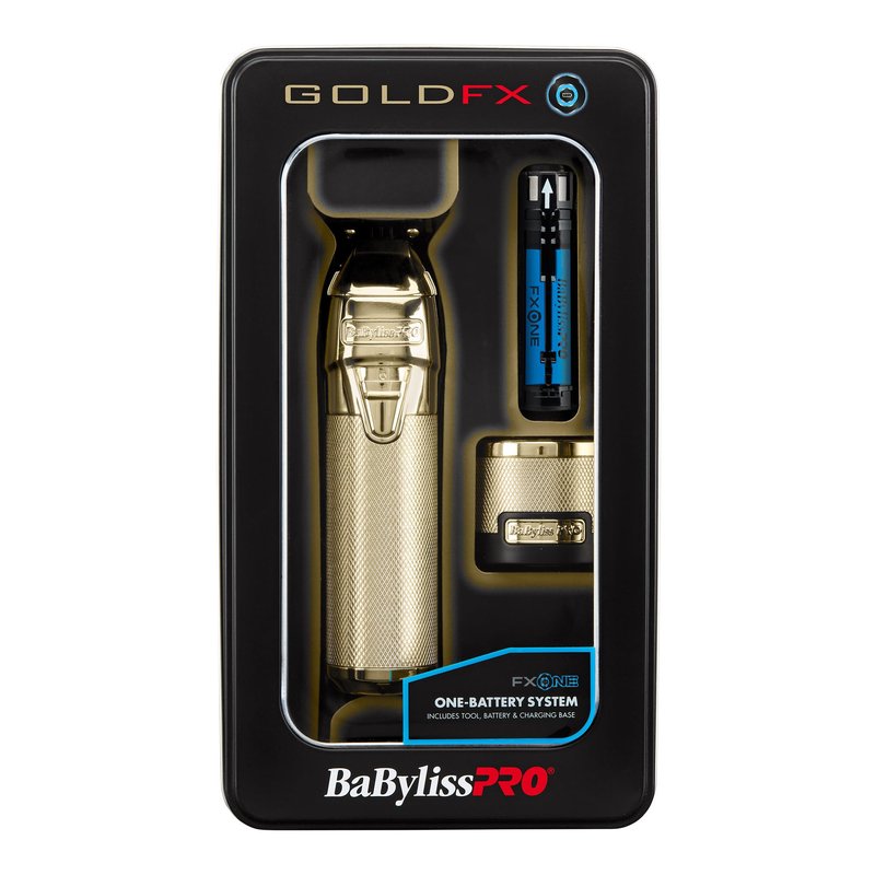 BaBylissPRO FXONE Hair Trimmer with Interchangeable Battery, Electric Trimmer for Men, Titanium T-Blade for All Hair, Up to 3-Hour Runtime