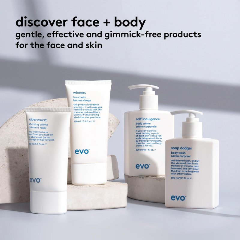 EVO Self Indulgence Moisturizing Body Cream for Dry Skin Types, Men & Women - Hydrates & Soothes, Vegan Body Lotion - 10.1 fl oz