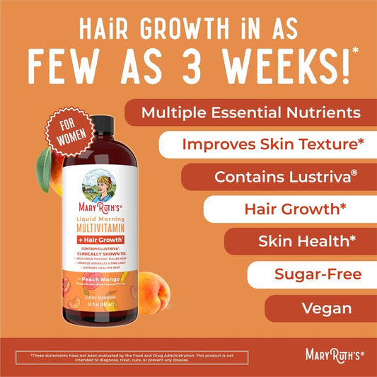 MaryRuth Organics Morning Multivitamin Hair Growth Bundle