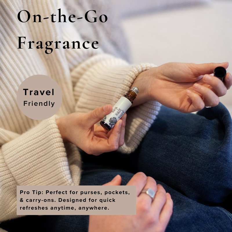 BROKEN TOP - Roll On Perfume | Essential Oil Perfume | Jojoba & Essential Oil Eau de Parfum | Natural, Vegan (Sea Salt Surf)
