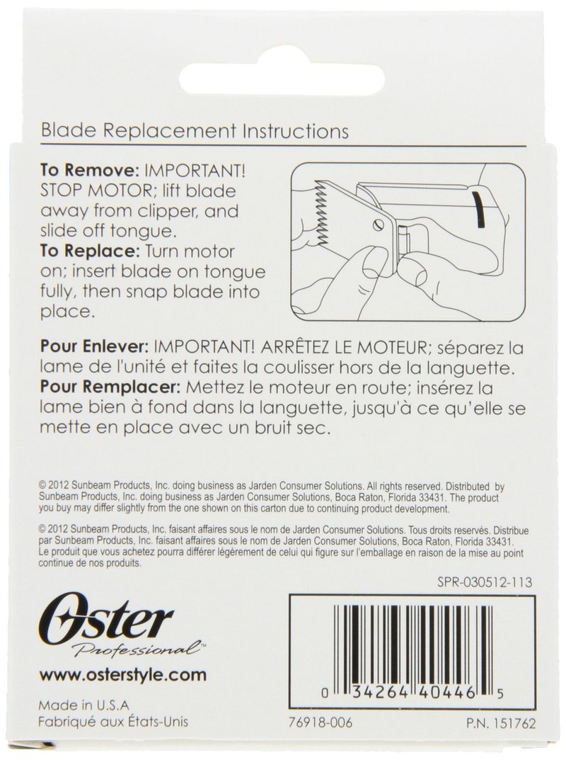 Oster Professional Replacement Clipper Blade (1 count)
