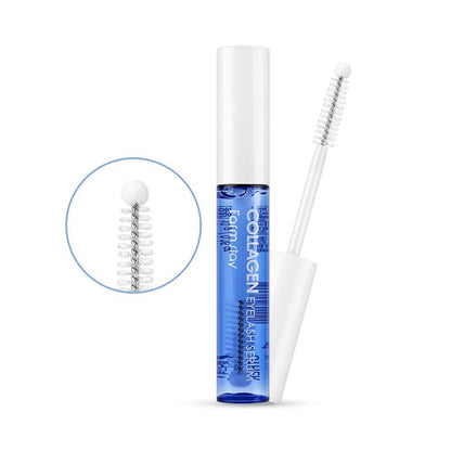 Farmstay Collagen Eyelash Serum - Highly-concentrated serum for eyelashes, Lash Growth Enhancer for Longer, Thicker, Stronger Lashes, Nourishing, Strengthening, K-Beauty, 0.35 fl. oz
