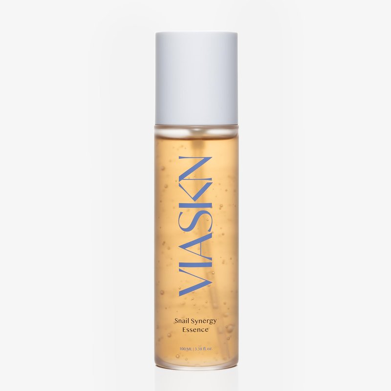 VIASKN Synergy Essence – Korean Snail Mucin Anti-Aging Serum for Wrinkles & Fine Lines – Hydrating, Brightening Face Essence with Cica, Adenosine & Berry Complex