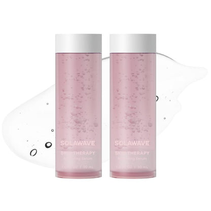SolaWave Skin Therapy Activating Serum with 1 Refill | Enhance Red Light Therapy Wand Results | Hydrating Skincare for Microcurrent Galvanic Current (2-Pack)