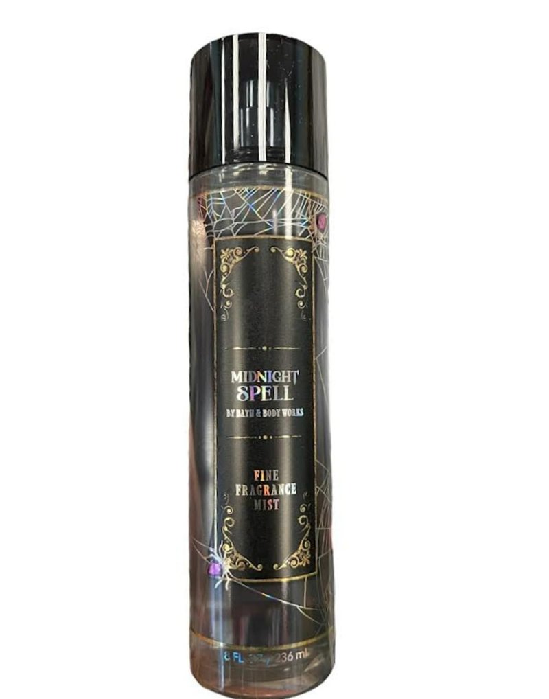In Fashion Design Bath and body Lotion, Perfume Mist, Shower Gel Fragrance Collection (Midnight Spell Mist, 8 oz)