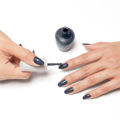 OPI Nature Strong Force of Nailture | Opaque Dark Blue Crème Natural Origin Nail Polish | Plant Based, Vegan, Cruelty Free