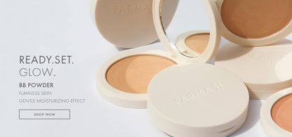 FARMASI Makeup BB All in One Powder, Lightweight, Long-Lasting Medium-Full Coverage with Flawless Finishing, Look More Natural and Smooth Than Ever, Cool Light