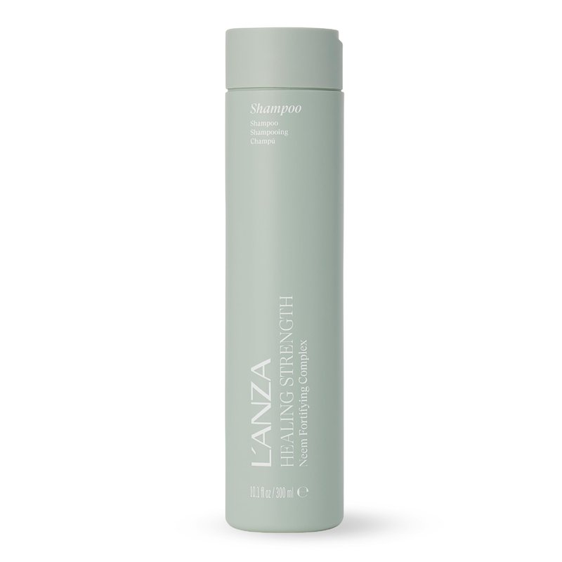 L'ANZA Healing Strength Shampoo For Dry, Damaged Hair, Anti Aging Daily Shampoo that Strengthens, Repairs Damage, Moisturizing, Boosts Shine, Color Safe Anti-Humidity, Sulfate Free (10.1 Fl Oz)