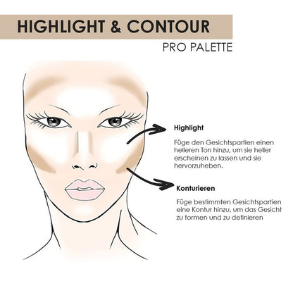 NYX PROFESSIONAL MAKEUP Highlight & Contour Pro Palette