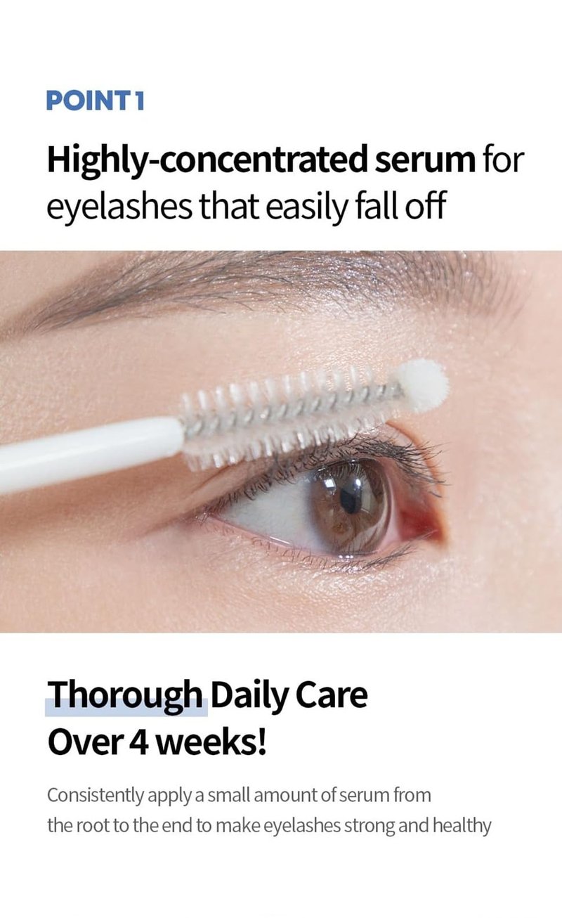 Farmstay Collagen Eyelash Serum - Highly-concentrated serum for eyelashes, Lash Growth Enhancer for Longer, Thicker, Stronger Lashes, Nourishing, Strengthening, K-Beauty, 0.35 fl. oz