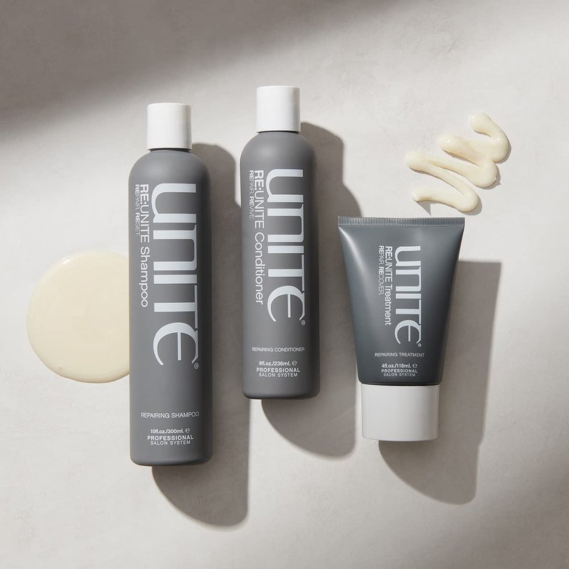UNITE Hair - RE:UNITE Conditioner - Reparative Conditioner with Argan Oil and Shea Butter - Ideal for Dry, Chemically-Treated Hair, 8 Fl Oz