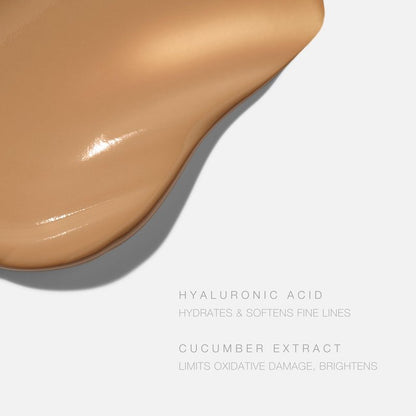 Hampton Sun SPF 45 Tinted Wrinkle Control Face Cream. Daily Moisturizer + Sunscreen. Light, Blendable Coverage. Dewy, Glowy Finish. Hyaluronic Acid + Organic Cucumber Extract Plumps + Brightens