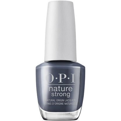 OPI Nature Strong Force of Nailture | Opaque Dark Blue Crème Natural Origin Nail Polish | Plant Based, Vegan, Cruelty Free