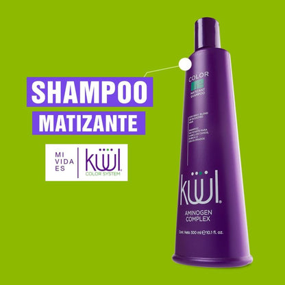 Kuuul Purple Shampoo 33.81 fl oz - Matizant Toning Shampoo for Gray, Blond, and Bleached Hair - Premium Purple Toning for Vibrant Hair Color and Shine