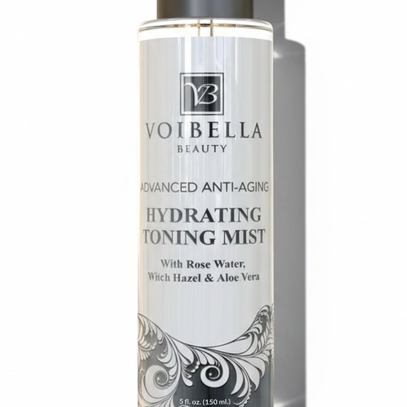 Organic Hydrating Toner for Face Anti-Aging - Rose Water, Witch Hazel & Aloe Vera Toning Facial Mist for Women. Natural Skin Moisturizing Rosewater Spray. Oil Free, Pure, Fresh & Pore Tight