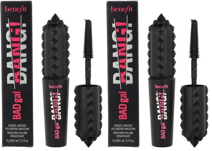 Benefit BADgal Bang Volumizing Mascara Mini Black, 0.14 Ounce (Pack of 2)