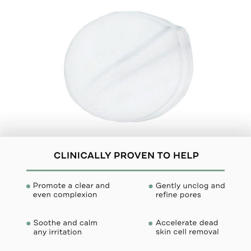 Replenix Gly-Sal Clarifying Acne Pads, 60 Count, Medical-Grade 10% Glycolic Acid & 2% Salicylic Acid Exfoliating Pads for Acne-Prone Skin, Help Clear Blemishes & Refine Pores, Non-Oily