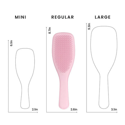 Tangle Teezer Ultimate Detangler Brush for Wet & Dry Hair, Eliminates Knots & Reduces Breakage for Straight to Wavy Hair Types, Millennial Pink