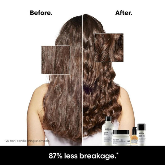 L'Oréal Professionnel Paris Metal Detox Shampoo, Mask & Oil Set - Removes Metal Build Up, Protect Color, Prevents Damage & Adds Shine, Paraben & Sulfate-Free, For Damaged and All Hair Types