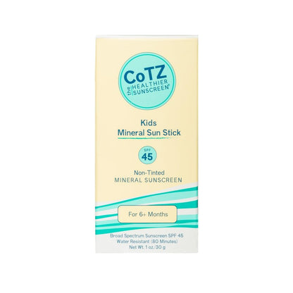 CoTZ Kids Mineral Sunscreen Stick | SPF 45 | Gentle | Mess Free