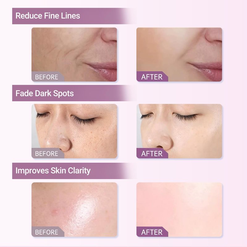 Collagen Facial Serum with Hyaluronic Acid, Lightweight Hydrating Face Serum, Helps Improve Skin Smoothness & Elastic Feel, Daily Skincare 1 fl oz
