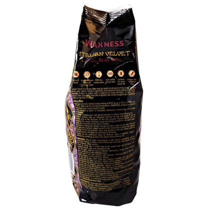Waxness Italian Velvet Hard Wax Beads 2.2 lb (1 kg) – Premium Synthetic Rosin-Free Stripless Wax with Multidirectional Formula for Full Body and Large Areas, Professional Use – Made in Italy