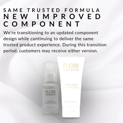 Shine Away Oil Blotting Primer by Flori Roberts, Long Lasting Oil and Shine Control, Flawless Complexion for Women of Color or Darker Skin Tones