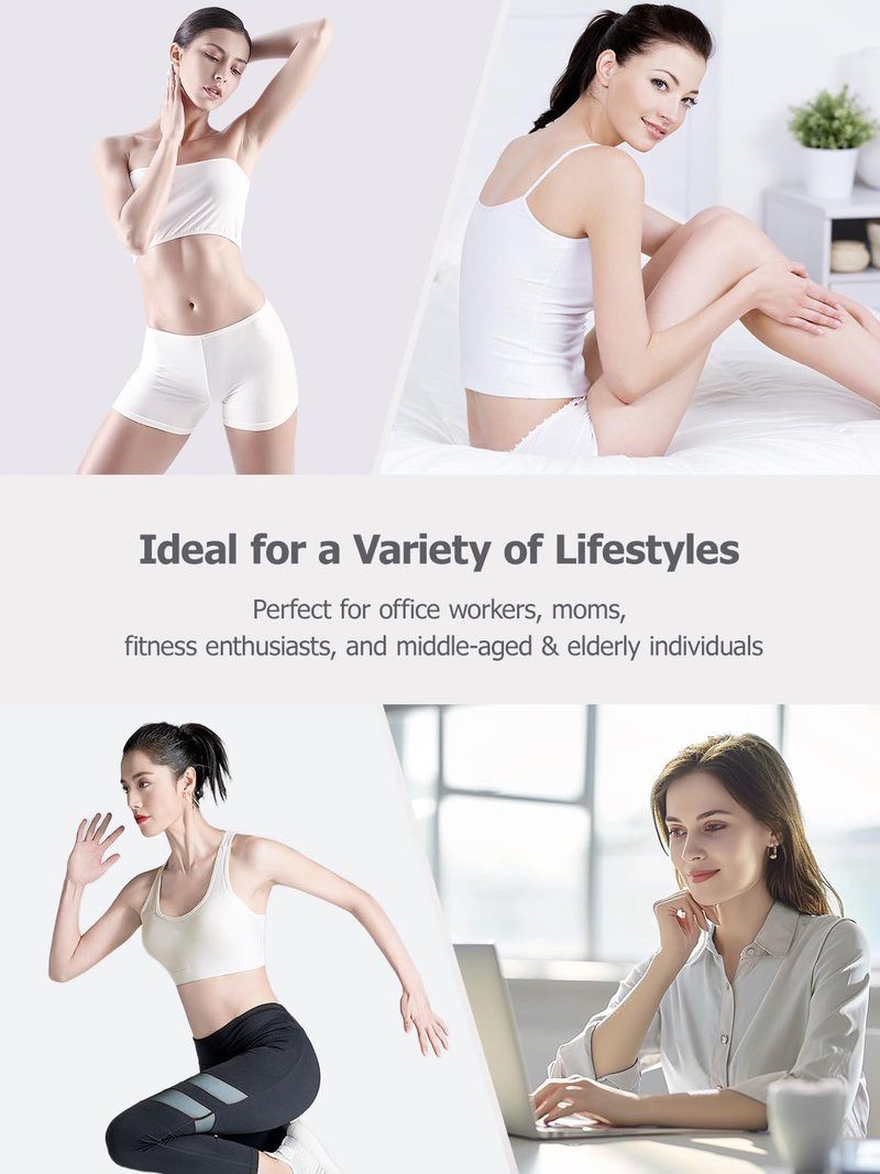 Paiaito Lymphatic Drainage Massager & Anti Cellulite Massage Tool, Helps Reduce Stretch Marks & Cellulite, for Legs, Arms & Belly, Body Sculpting Machine with Microcurrent, Light, Heat & Vibration