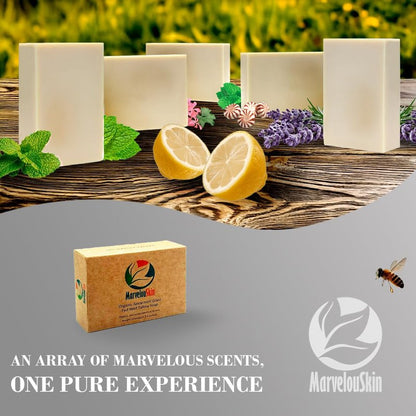 Lavender Tallow Soap Bar, Grass Fed Beef Tallow with Lavender Essential Oil, Gentle Cleanser for Face and Body, Suitable for Sensitive Skin, Rich Creamy Lather, No Added Parabens and Sulfates, 3 Pack