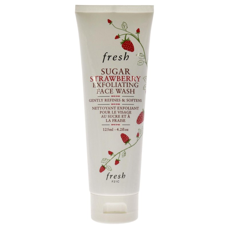 Fresh Sugar Strawberry Exfoliating Face Wash Cleanser Women 4.2 oz