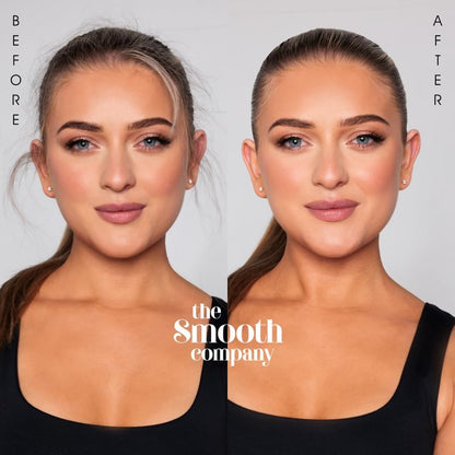 Smooth Stick™ - Premium Hair Taming Wand for taming flyaways and brows. Enriched with Biotin, Vitamin E, and Aloe Vera. Oil Free, Alcohol Free, Non-Greasy formula.