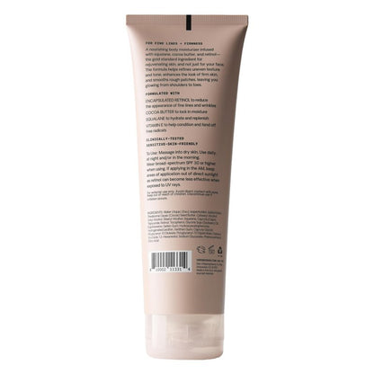 Versed Press Restart Retinol Body Lotion - Cocoa Butter + Squalane Moisturizer for Dry Skin - Firming Body Retinol to Smooth Texture & Brighten Skin - Body Breakout Treatment (8 Fl Oz (Pack of 1))
