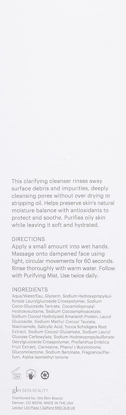 Glo Skin Beauty Purifying Gel Cleanser 6.7 Fl Oz – Salicylic Acid Face Wash with Niacinamide, Gel Face Cleanser for Oil & Combination Skin, Exfoliating Facial Cleanser to Clear Pores & Balance Oil