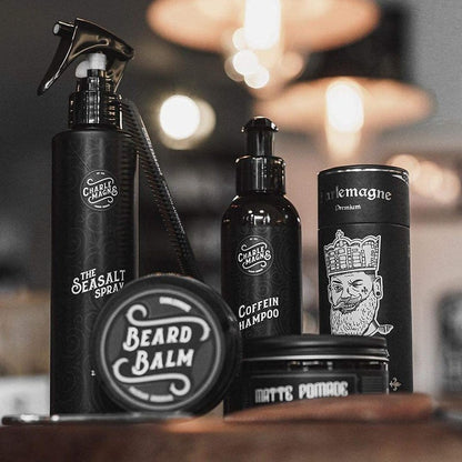 Charlemagne Vegan Beard Oil - 30ml, Lime/Mint Scent - Hydrating Conditioner - Alternative to Heavy Beard Balm - Promotes Growth - Made in Germany
