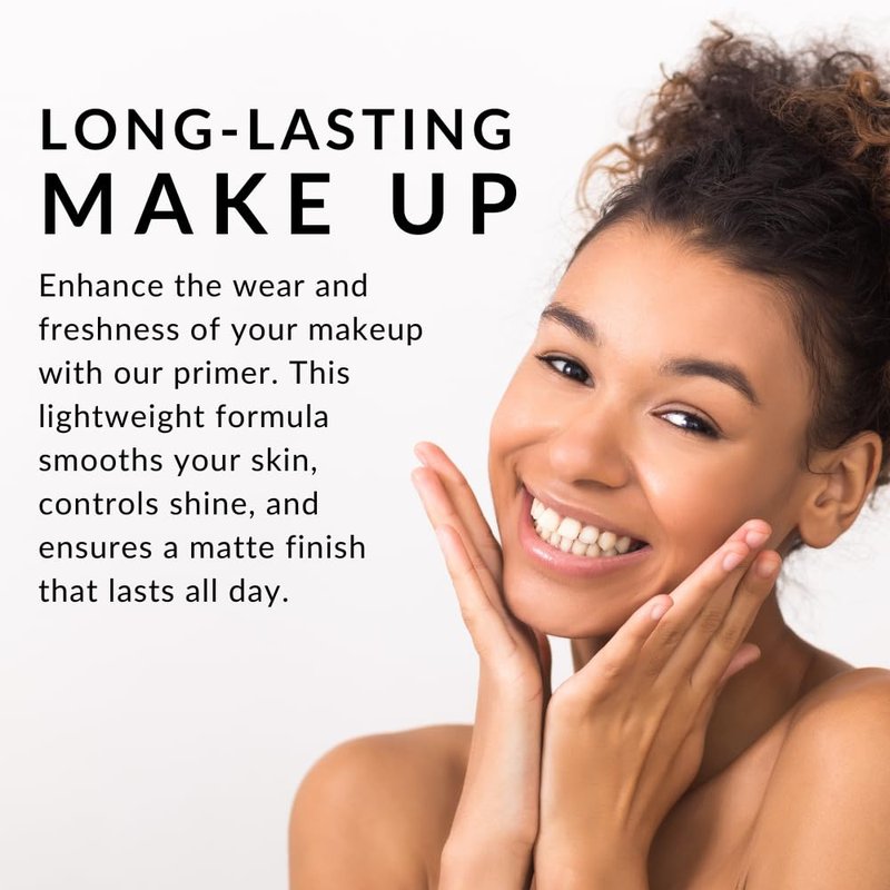 Shine Away Oil Blotting Primer by Flori Roberts, Long Lasting Oil and Shine Control, Flawless Complexion for Women of Color or Darker Skin Tones