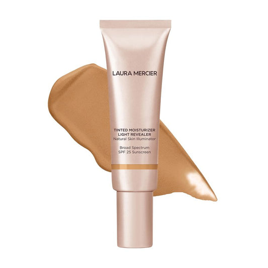 Laura Mercier Tinted Moisturizer Light Revealer Natural Skin Illuminator with SPF 25: All Day Hydration, Ultra-Sheer Coverage, Luminous & Radiant Finish, Skin Tint, Tawny