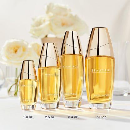 Estée Lauder Beautiful Eau de Parfum Spray with Notes of Rose, Lily, Tuberose & Orange Flower | Perfumes for Women, 2.5 Fl Oz