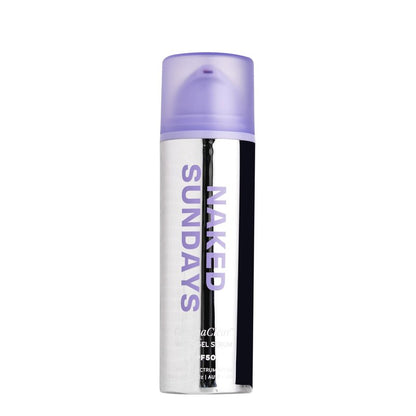 Naked Sundays CabanaClear SPF 50 Face Sunscreen Serum - Invisible Water Gel, Hyaluronic Acid, Broad Spectrum UVA/UVB, Hydrating, Silicone-Free, Fragrance-Free, All Skin Types, No White Cast - 50ml
