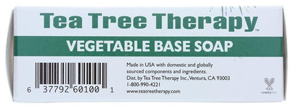 Tea Tree Therapy Pack of 8 x Vegetable Base Soap with Tea Tree Oil - 3.9 oz8