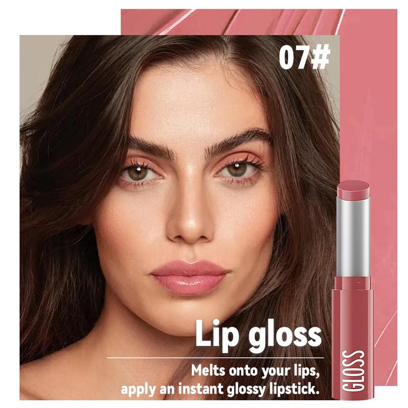 Light Pink Honey Tinted Lip Stain Lip Balm Lip Gloss Lipstick, Sheer Hydrating Lip Stains Tint, Moisturizing Lip Color for All Skin Tones, Nourishing Lip Balm with a Hint of Natural Black Cherry