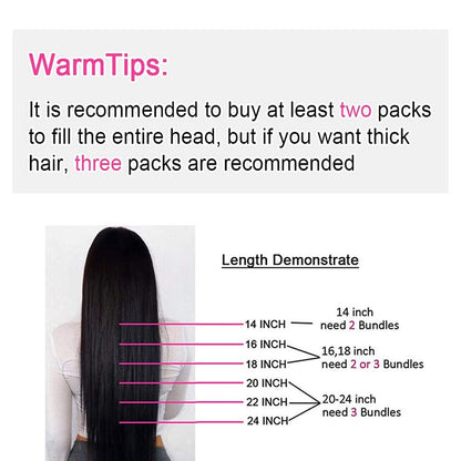 Straight Human Hair Clip in Hair Extensions for Women 100% Unprocessed Full Head Brazilian Virgin Hair Natural Black Color,8/Pcs with 18Clips,120 Gram (16inch, Straight hair)