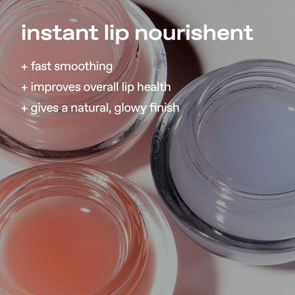 glow peach peptide repair lip balm #palepink, peptide‑infused nourishing lip balm, cruelty‑free and artificial fragrance‑free, moisturizes and smooths dry lips, unscented, 0.3 oz