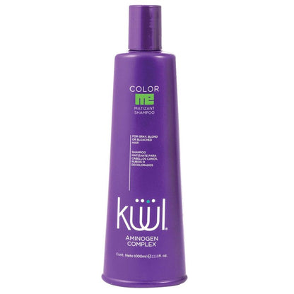 Kuuul Purple Shampoo 33.81 fl oz - Matizant Toning Shampoo for Gray, Blond, and Bleached Hair - Premium Purple Toning for Vibrant Hair Color and Shine