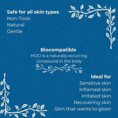 HYPRISTINE Advanced Face & Body Spray and Cleanser for PristineSkin Hypochlorous Acid Skin Spray All-Natural, Soothing Redness & Irritation Relief