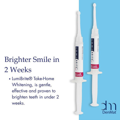 LumiBrite 32% Take-Home Whitening Gel Refill 4 Syringes 2.5 mL by DENMAT